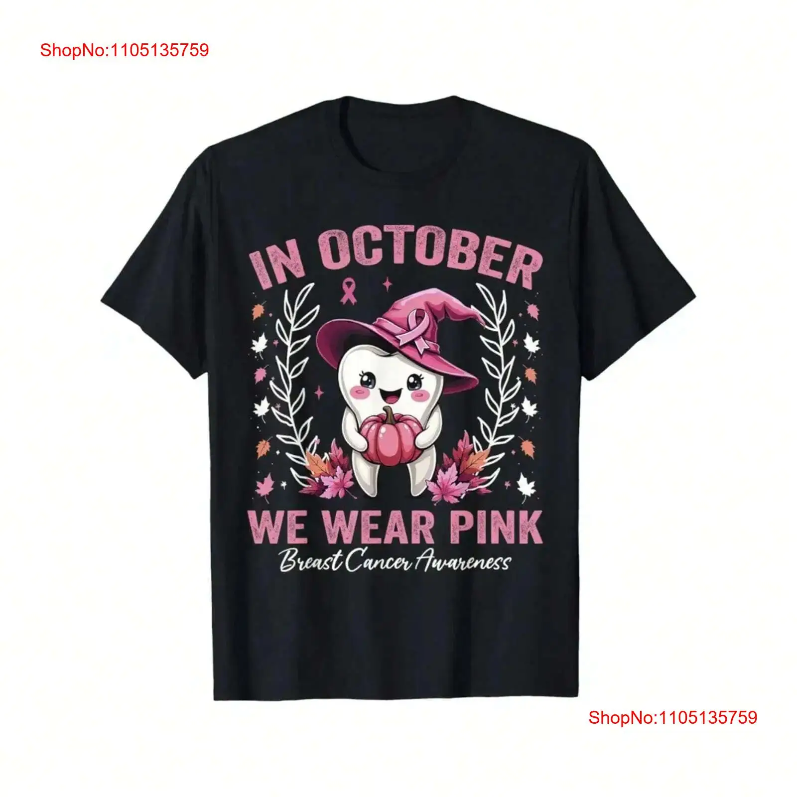Men'S Fashion Pink Shirt - En octubre usamos camiseta de concientización