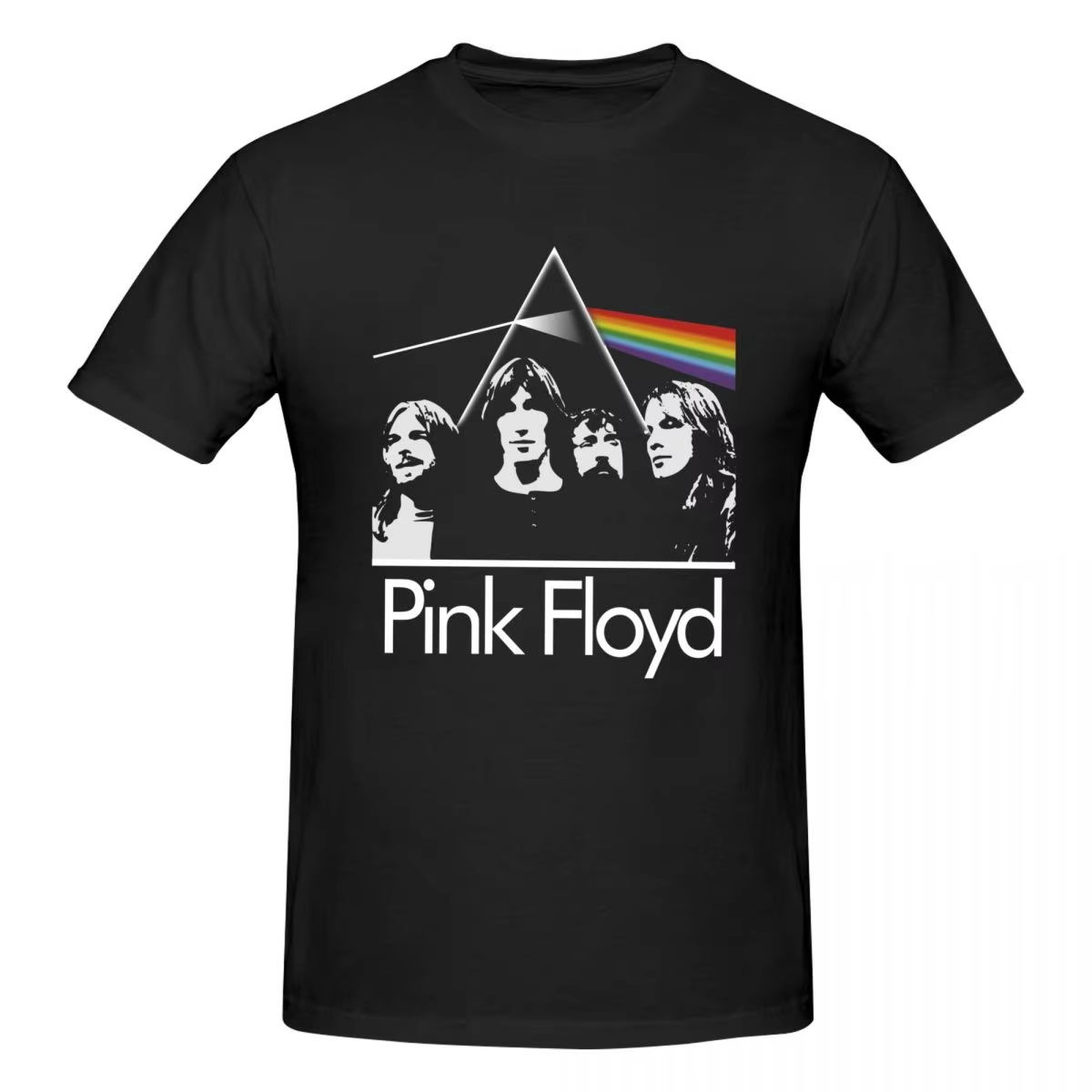 Men'S Fashion Pink Shirt - Camiseta con estampado de Pink Floyd