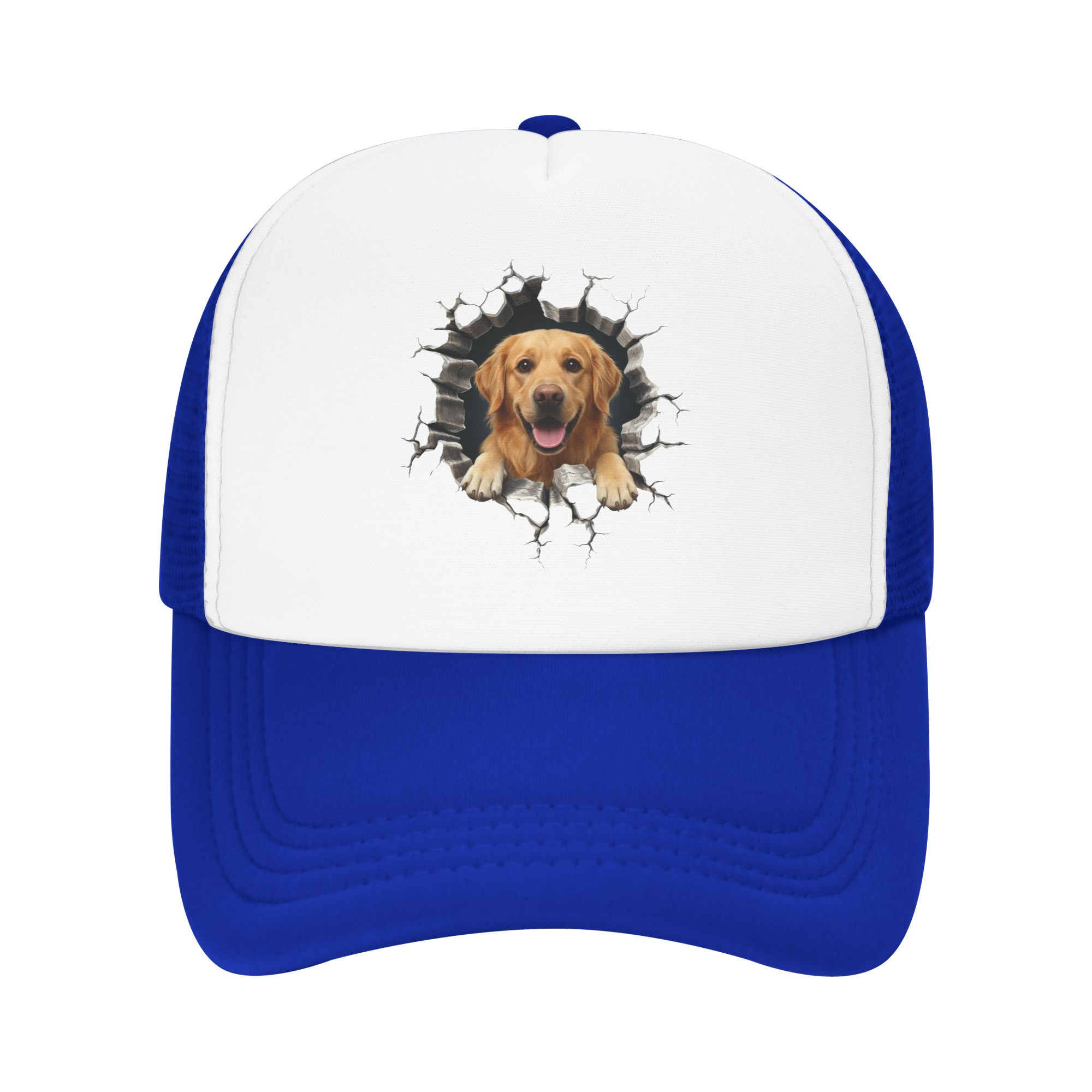 Trucker Hat Cap - Gorra de béisbol Golden Retriever para