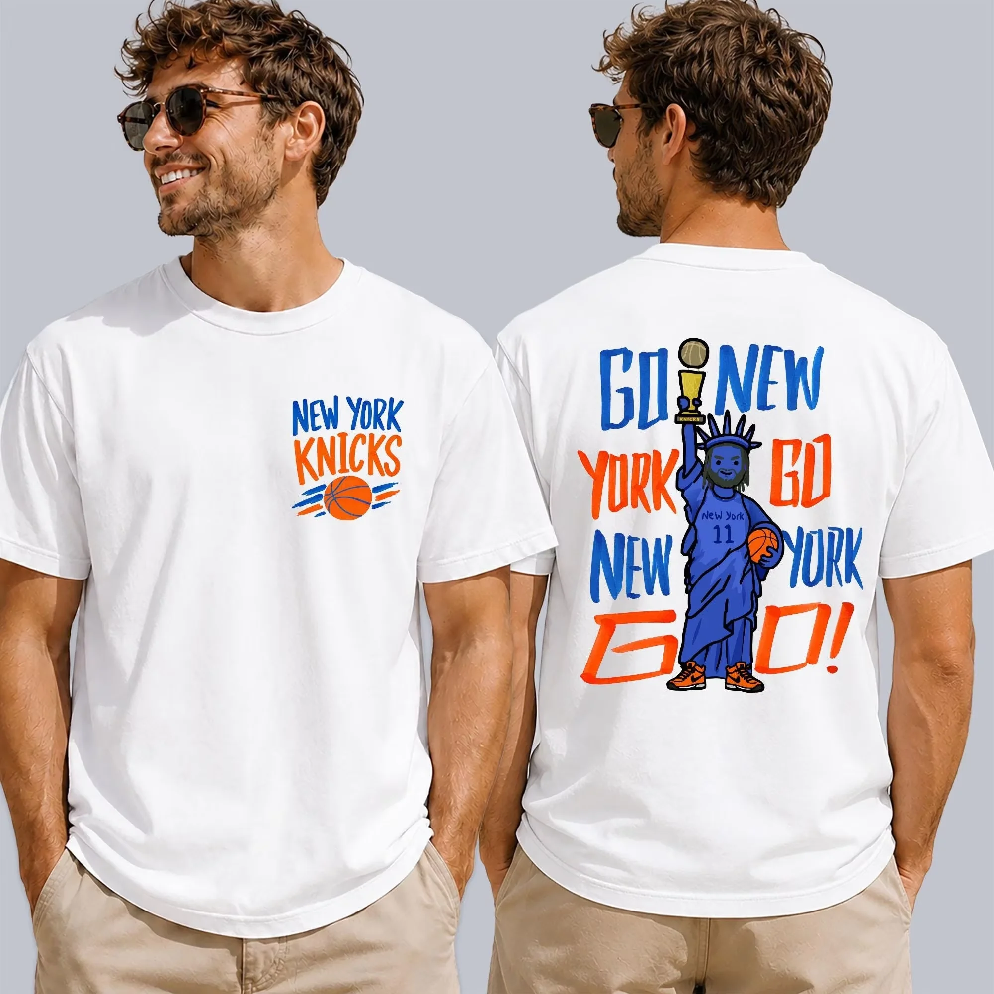 York Men'S Fashion - Camiseta gráfica Jalen Brunson New York