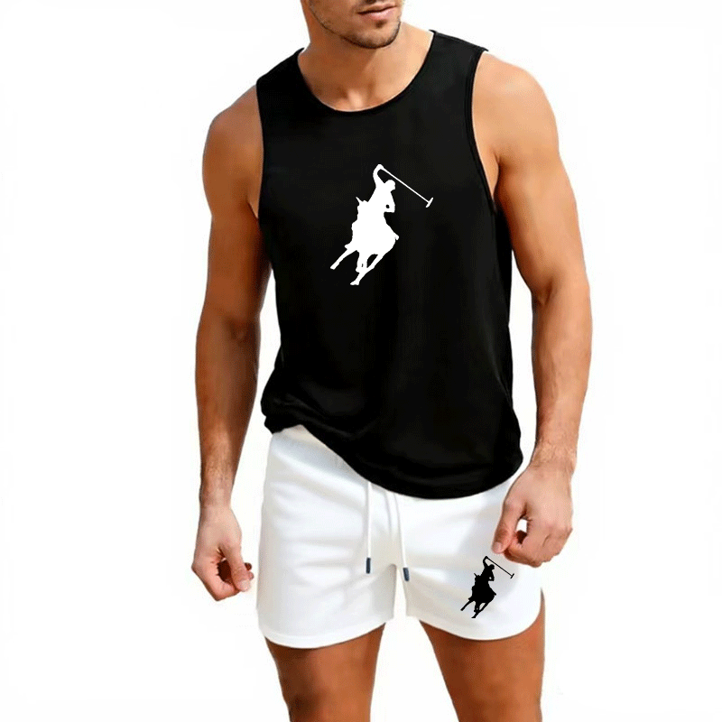 Men'S Fashion For Summer - Conjunto de 2 piezas de chaleco
