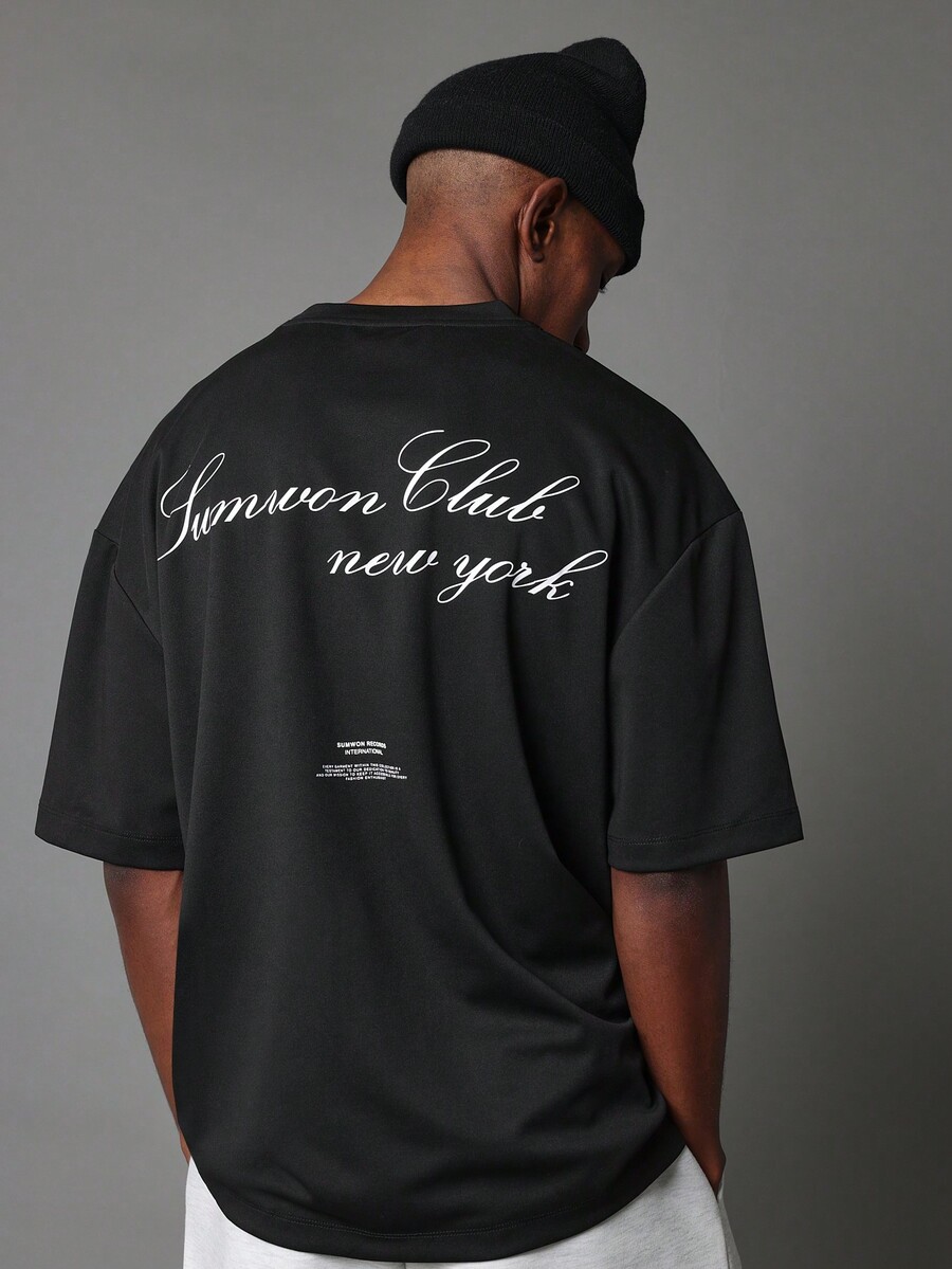 York Men'S Fashion - Camiseta Oversize SUMWON Sunwon Club New