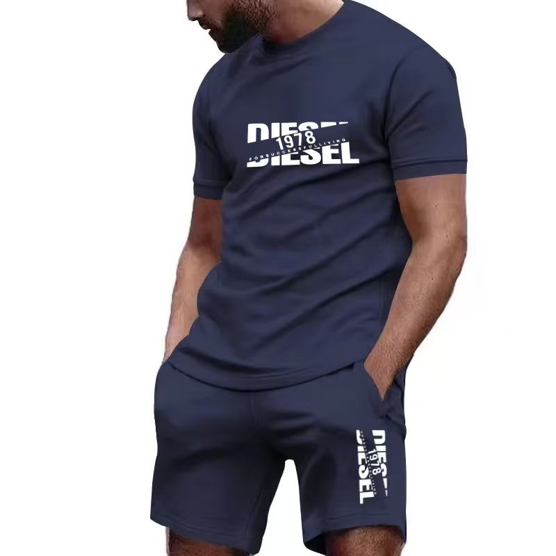 Men'S Fashion Advice - Conjunto de camiseta y pantalones cortos