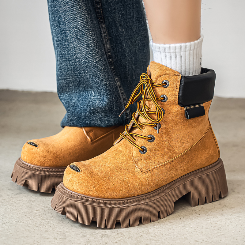 Fashion Men'S Boots - Botas Clásicas de Caña Alta para