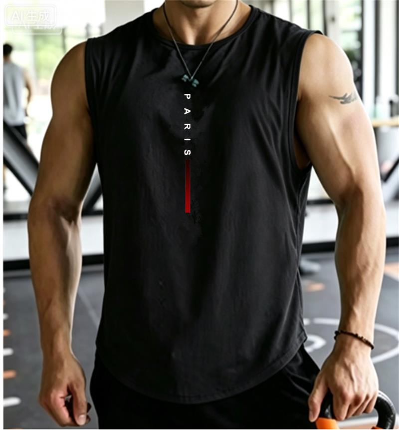 Paris Men'S Fashion - PARIS Camisetas sin mangas deportivas para