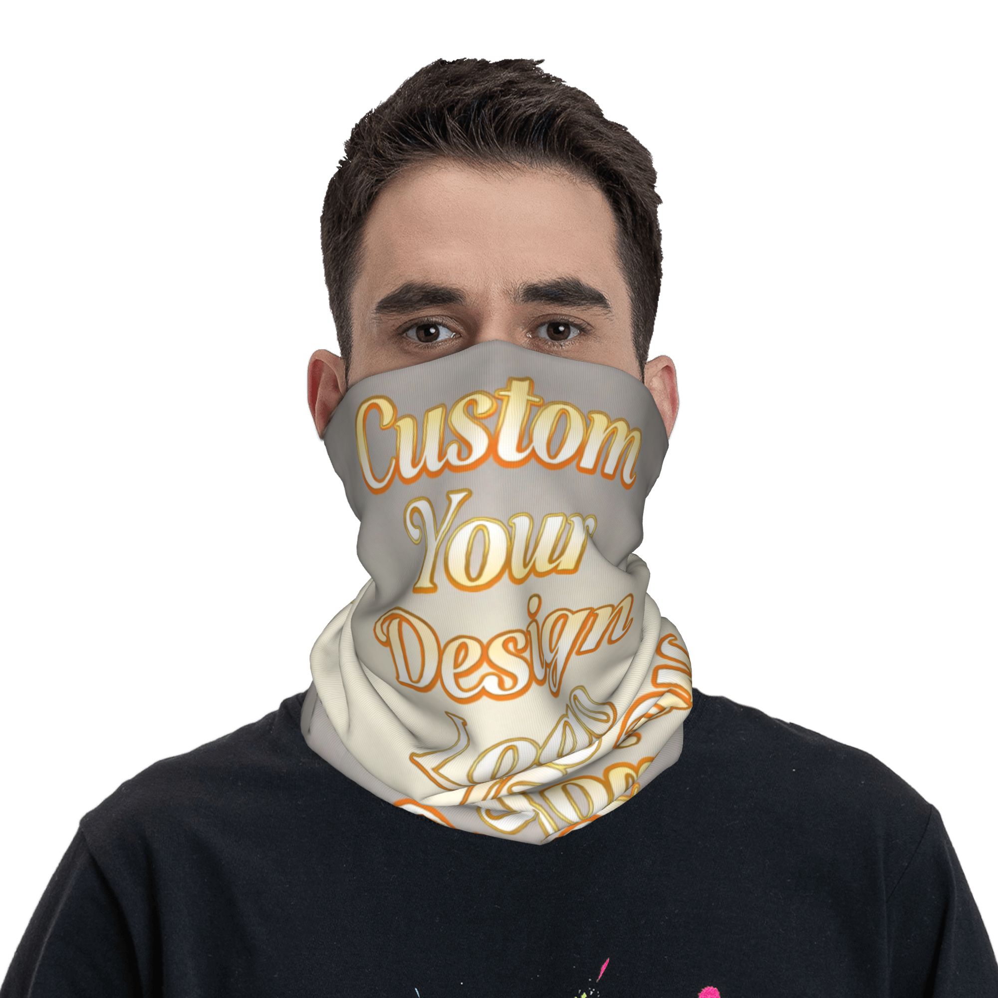 Men'S Fashion Names - Braga de cuello personalizada con foto