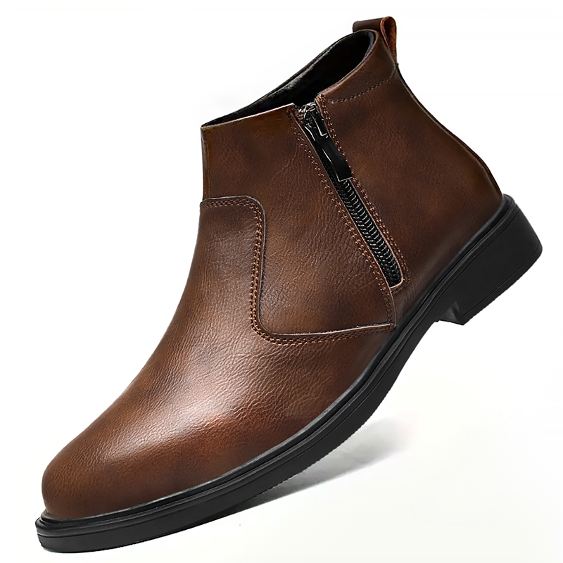 Fashion Men'S Boots - Zapatos de cuero de caña alta