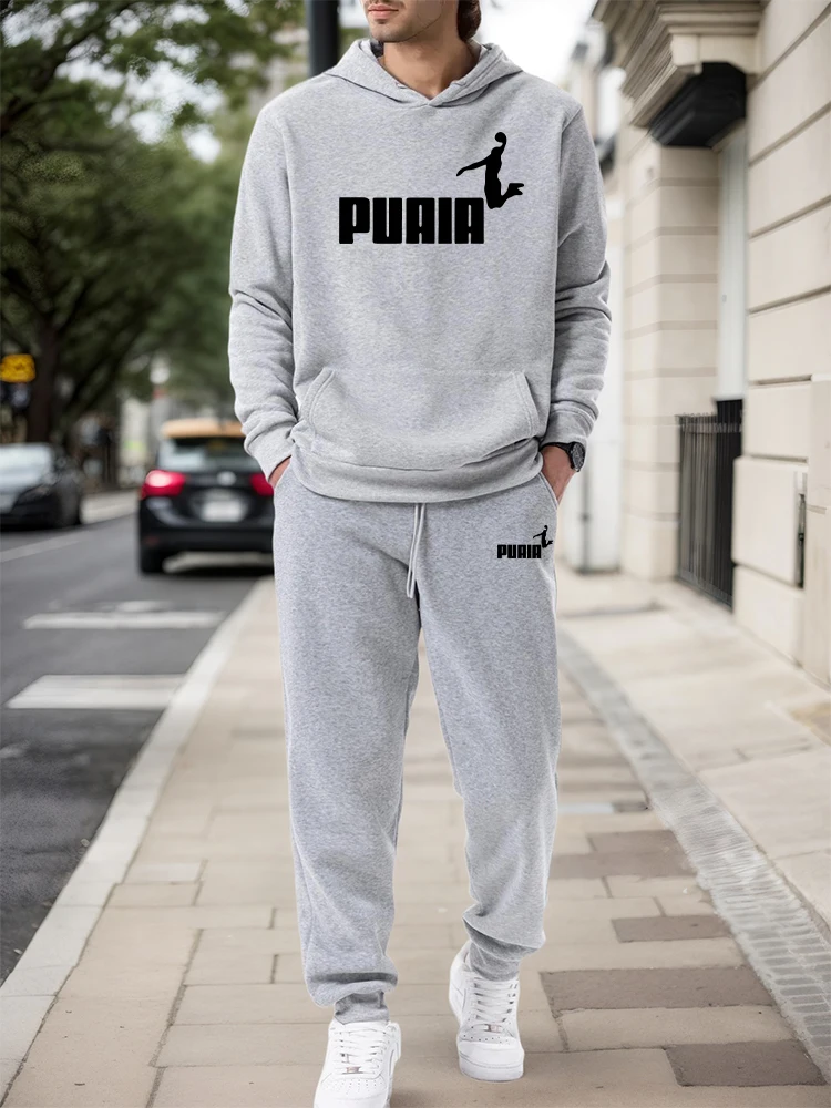 Men'S Fashion Hoodie - Conjunto para Hombre/Sudadera con Capucha/Pantalones 2026