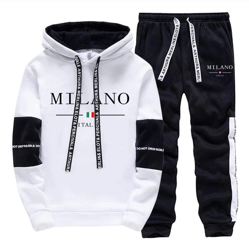 Men'S Fashion Hoodie - Conjunto Deportivo para Hombre, Sudadera con