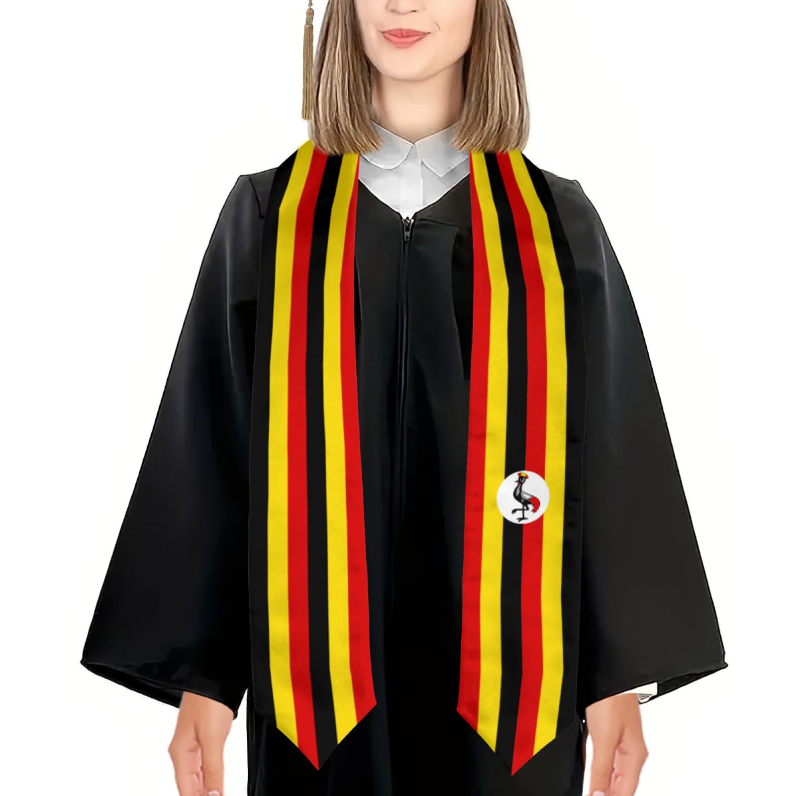 Men Fashion Uganda - 2025 Bandera de Uganda Cool Estola