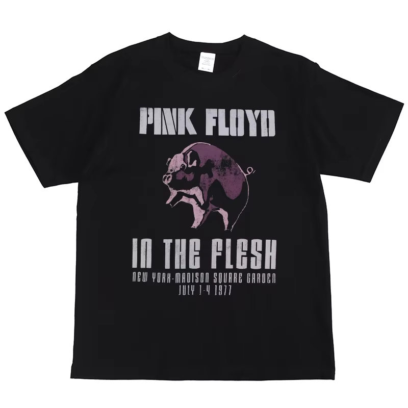 Men'S Fashion Pink Shirt - Camiseta gráfica de la gira en