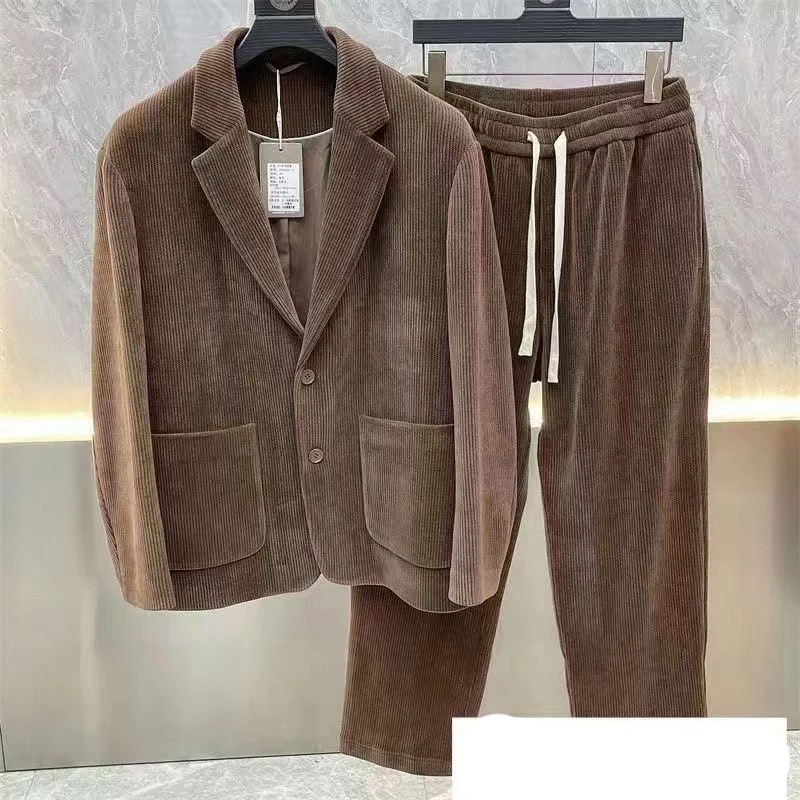 Mens Fashion Blazer - Traje de Moda para Hombre, Primavera-Otoño,