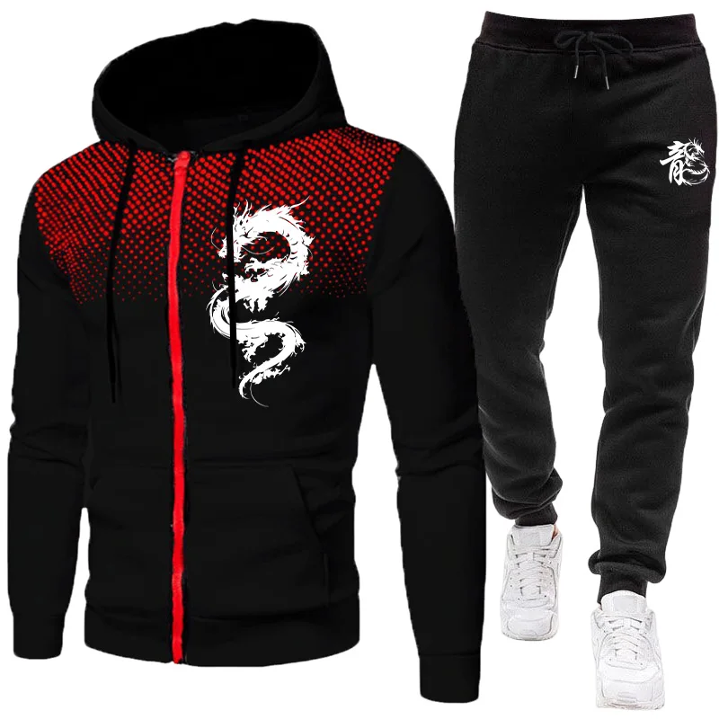 Paris Men'S Fashion - Conjunto de Dos Piezas con Estampado