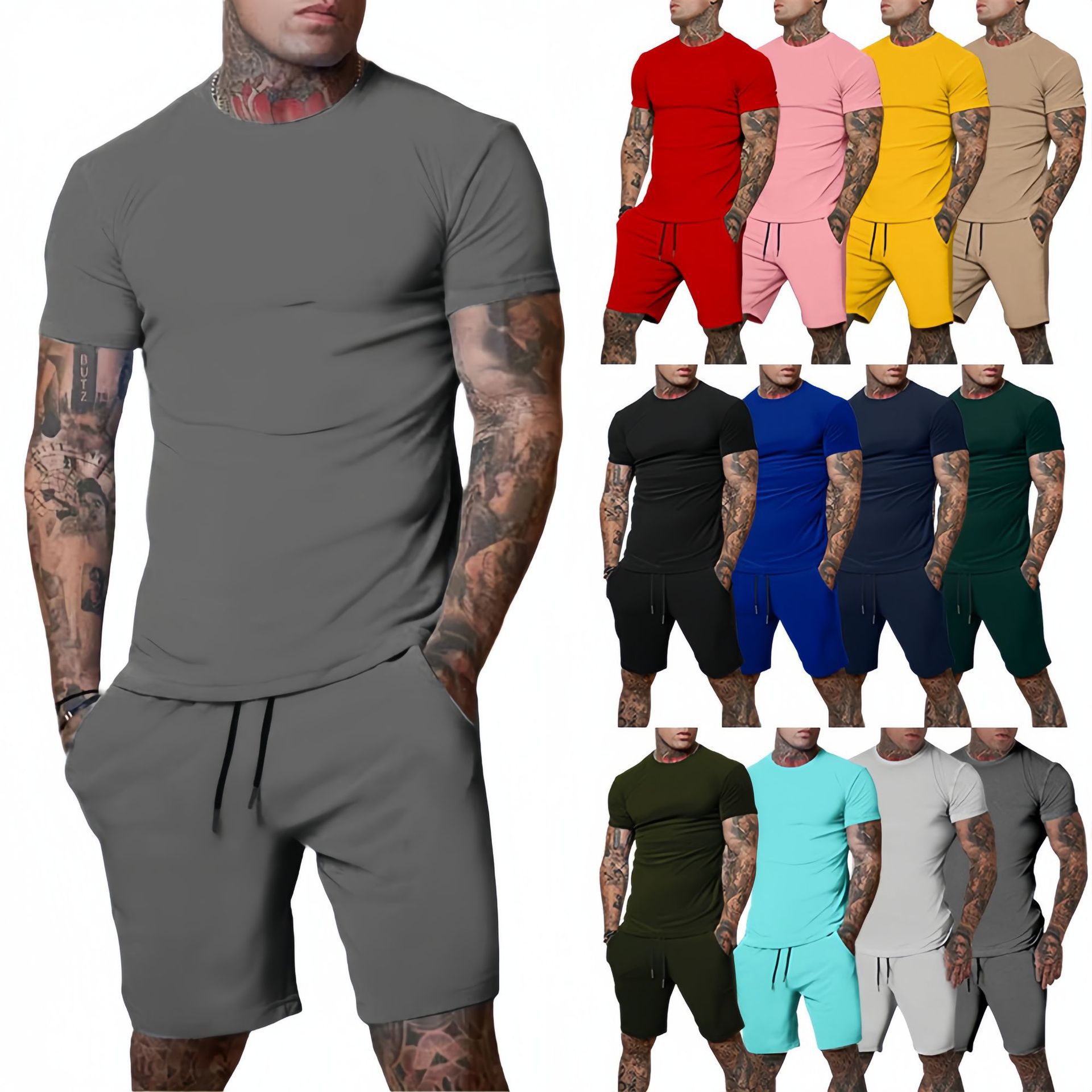 Men'S Fashion Advice - Conjunto Deportivo de Verano para Hombre,