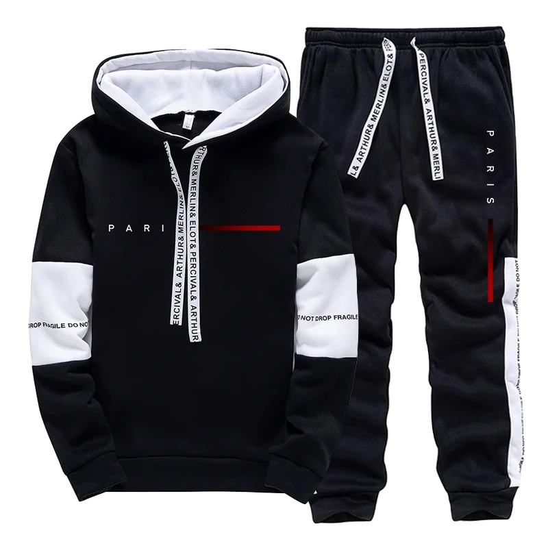 Paris Men'S Fashion - Conjunto Deportivo para Hombre, Sudadera con