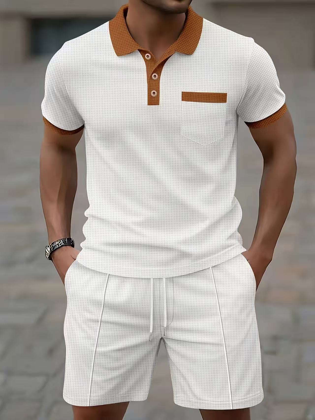 Men'S Fashion Advice - Conjunto de camiseta polo y pantalones