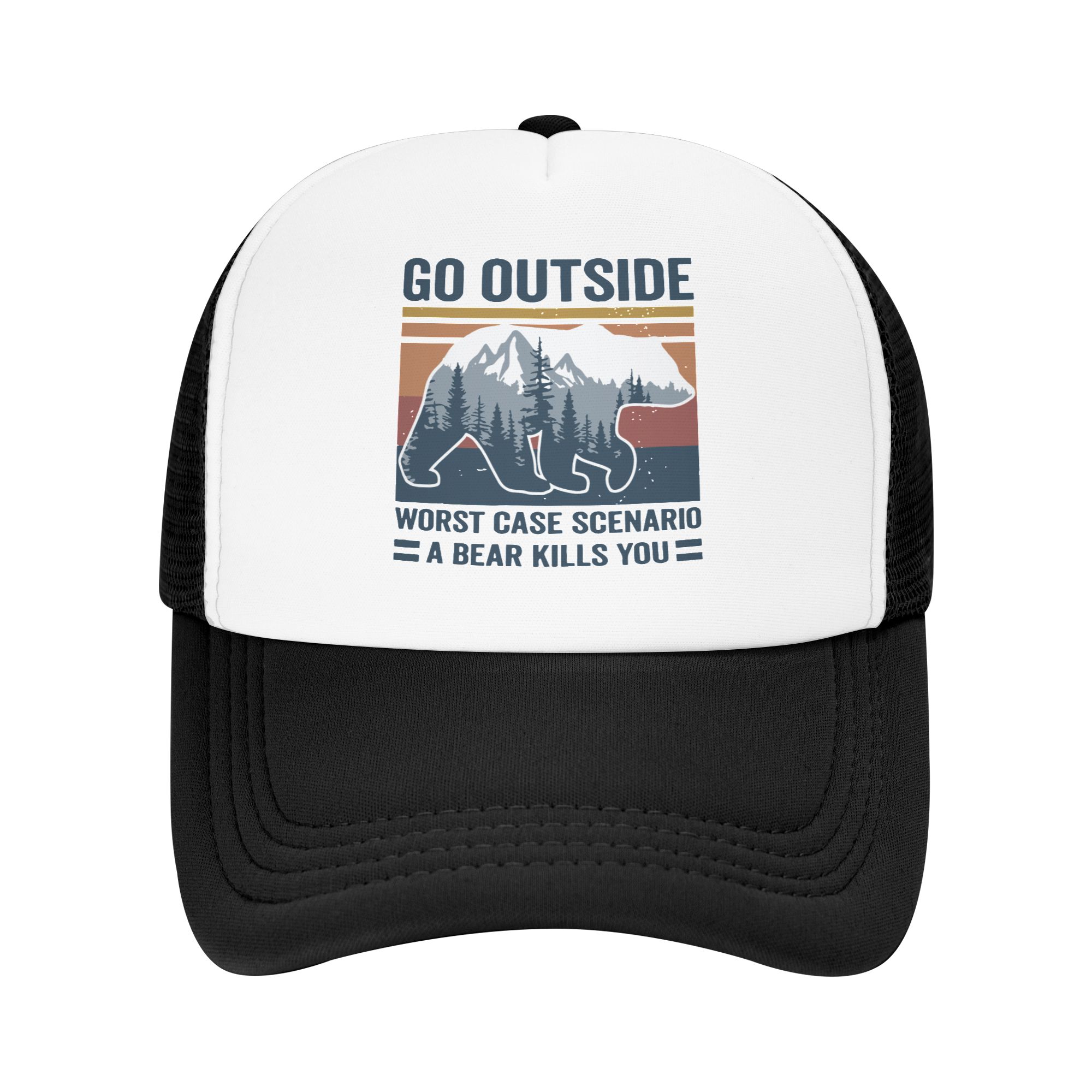 Trucker Hat Cap - Gorra de camionero ajustable para adulto