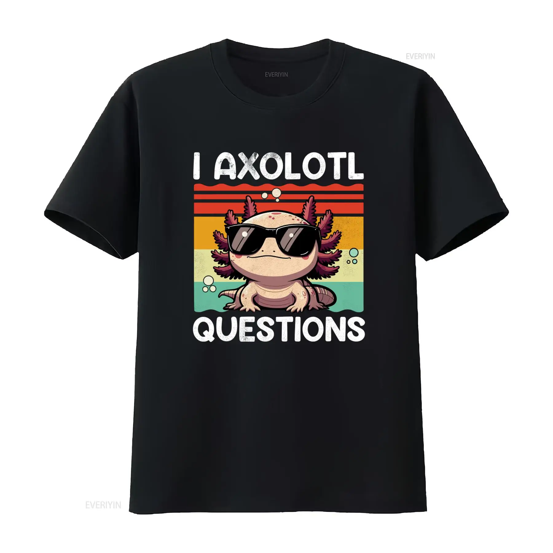 Men'S Fashion Questions - Camiseta Retro Vintage I Axolotl Questions
