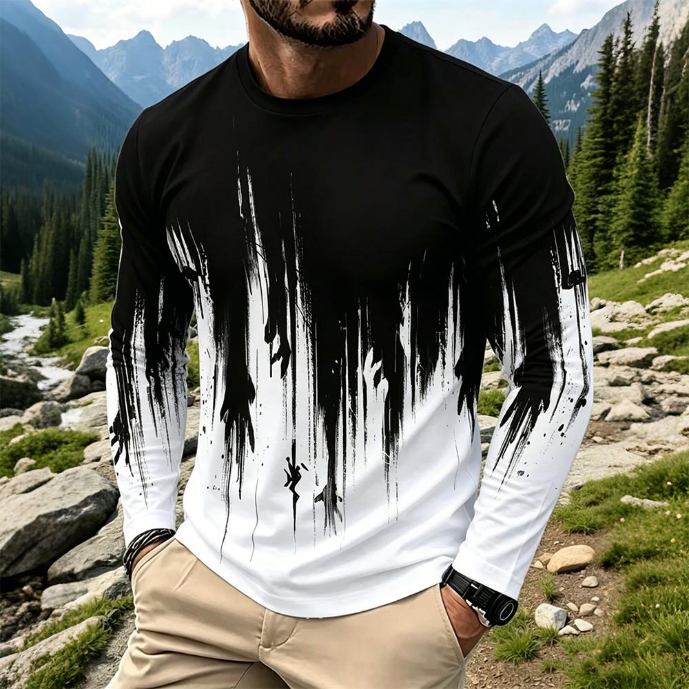 Men'S Fashion For Summer - Camiseta de Manga Larga para Hombre