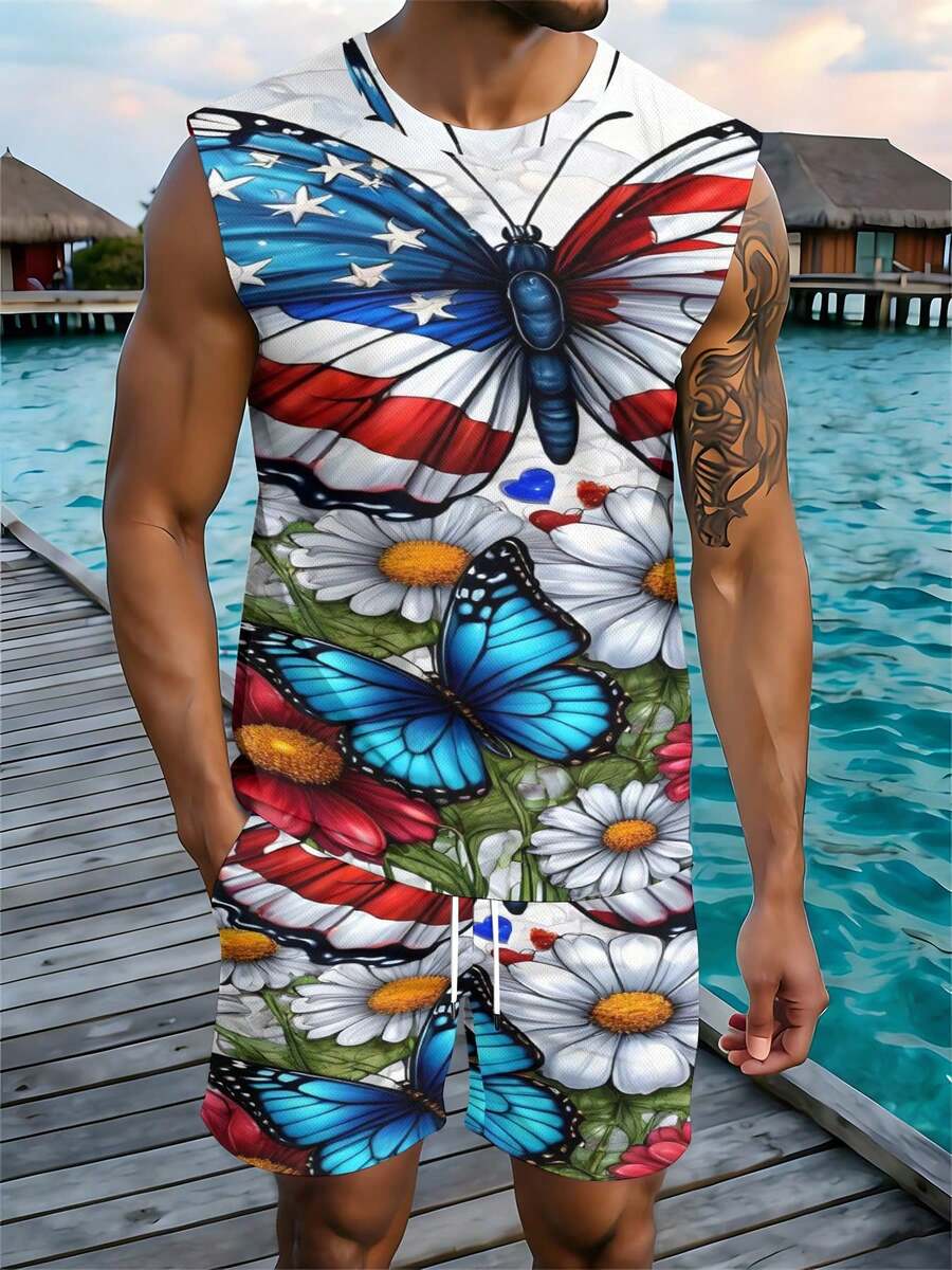 Men'S Fashion For Summer - Conjunto Casual de Moda 2026 Europeo