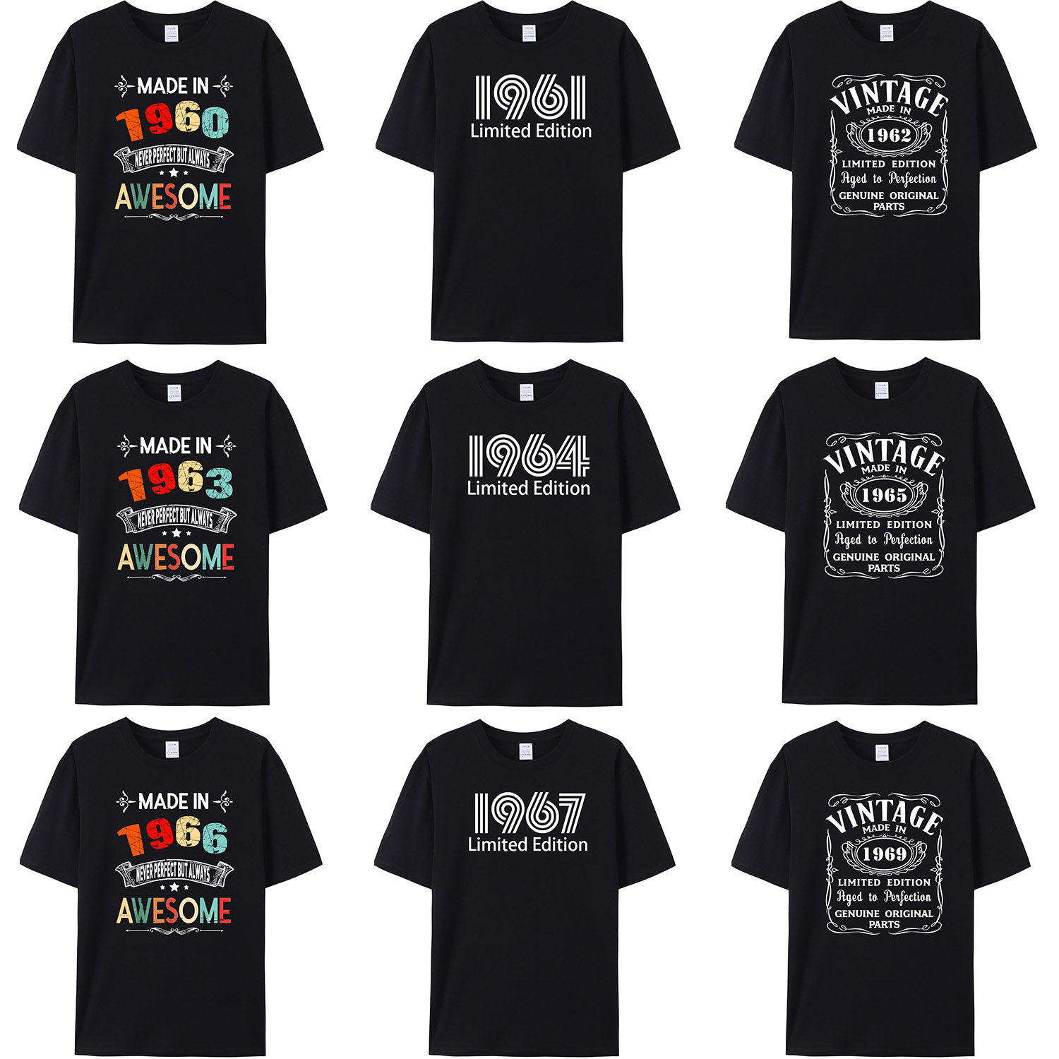 Camiseta hecha en 1960/1961/19 - Men'S Fashion 1960S reseña y precio