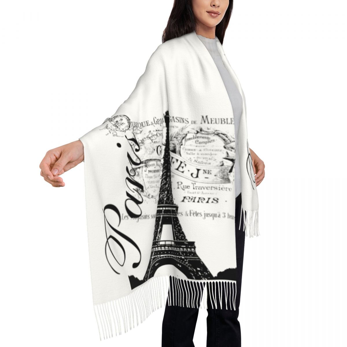 Bufanda de la Torre Eiffel Vin - Paris Men'S Fashion reseña y precio