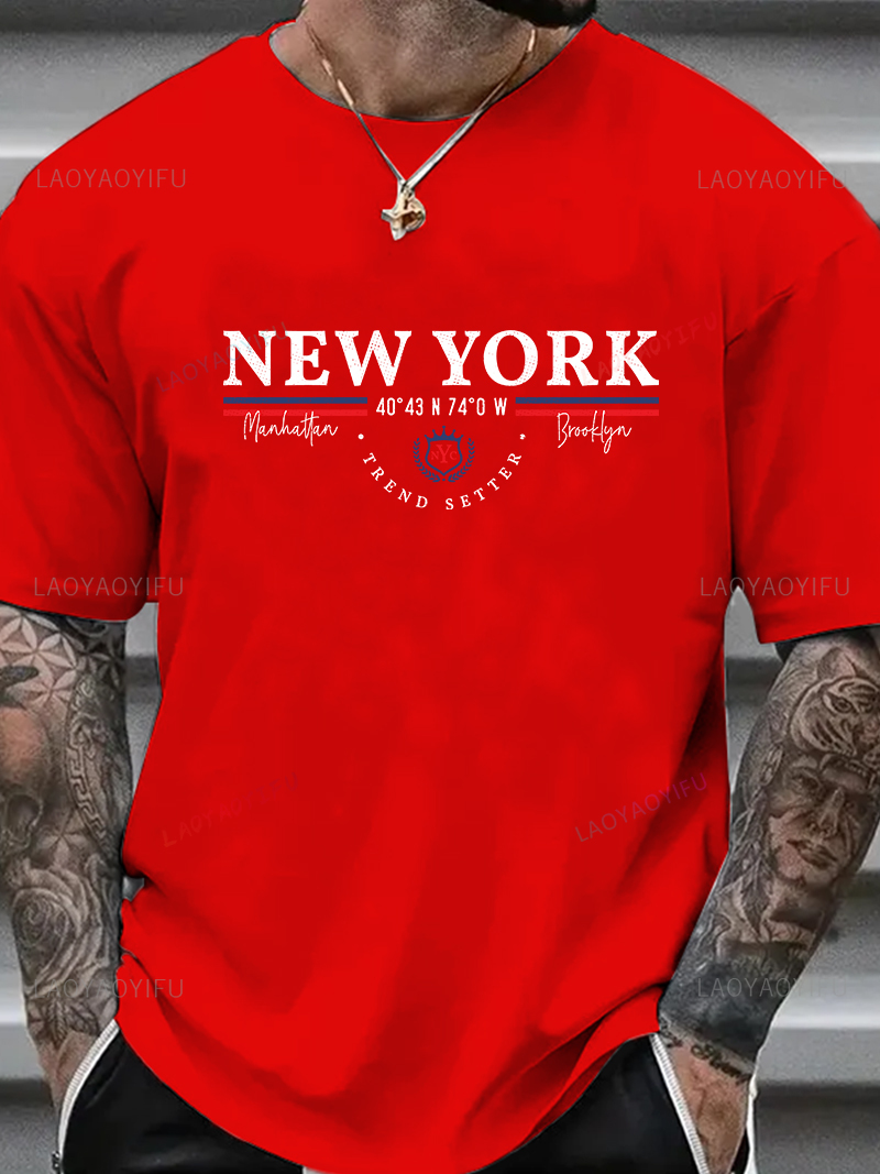 Camiseta con gráfico de letras - York Men'S Fashion reseña y precio