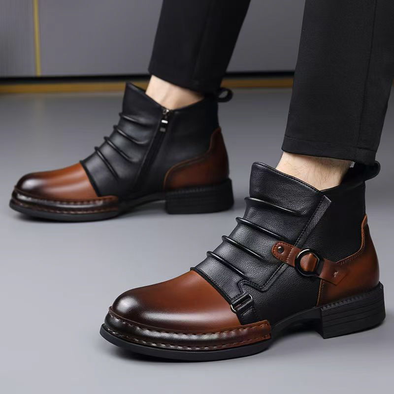 Botas de tobillo retro de otoñ - Fashion Men'S Boots reseña y precio