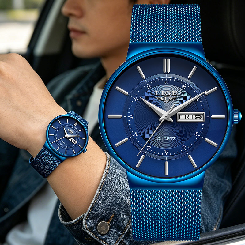 Reloj LIGE para Hombre 2026, R - Men'S Fashion Week 2026 reseña y precio