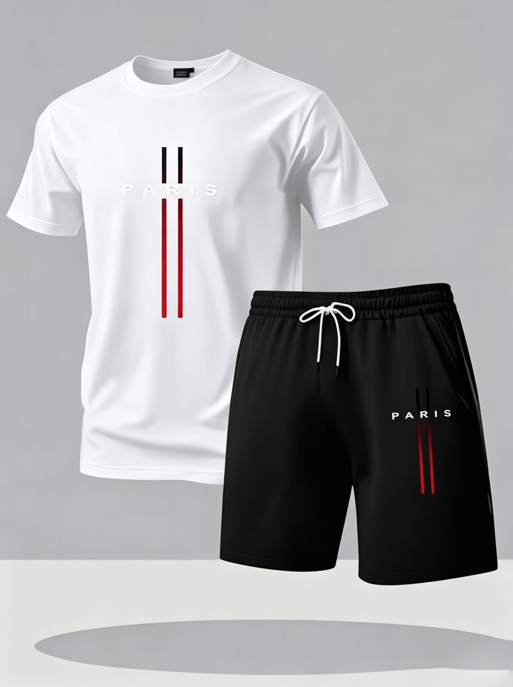 Conjunto Deportivo de 2 Piezas - Paris Men'S Fashion reseña y precio
