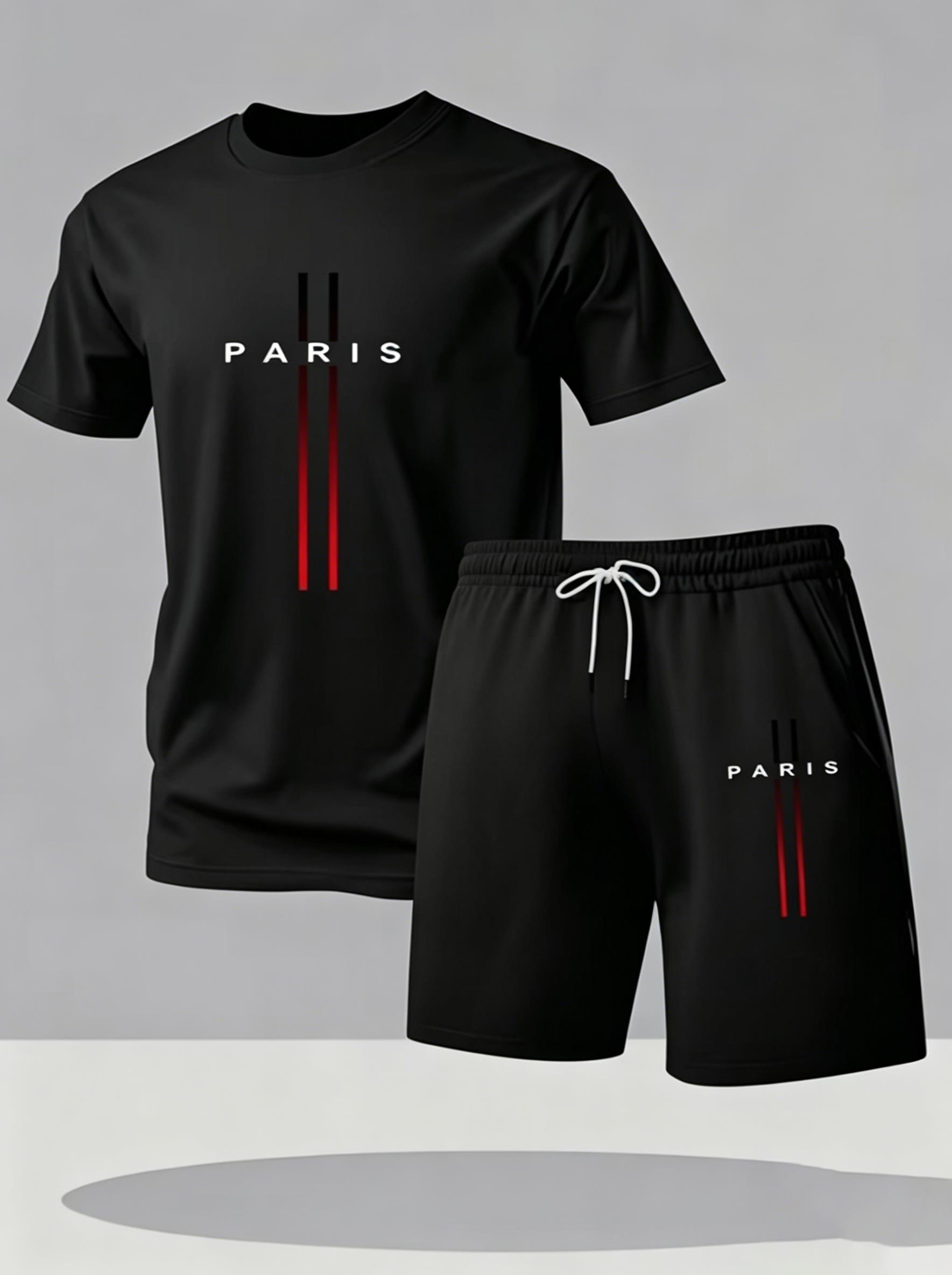 Conjunto Deportivo de 2 Piezas - Paris Men'S Fashion reseña y precio
