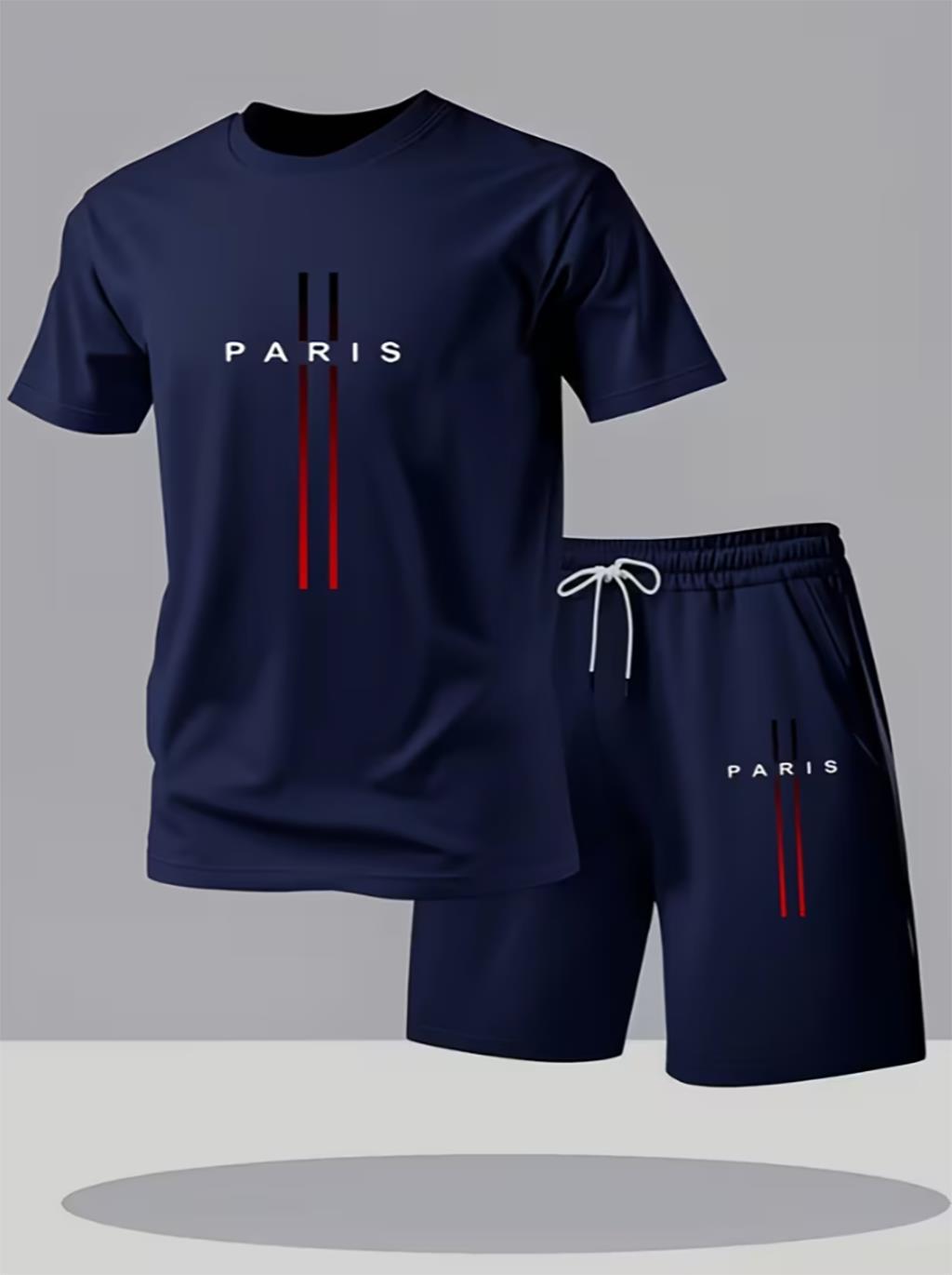 Conjunto Deportivo de 2 Piezas - Paris Men'S Fashion reseña y precio