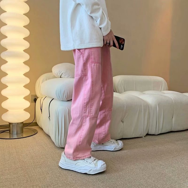 Pantalones Cargo Rosa Holgados - Men'S Fashion With Baggy Jeans reseña y precio