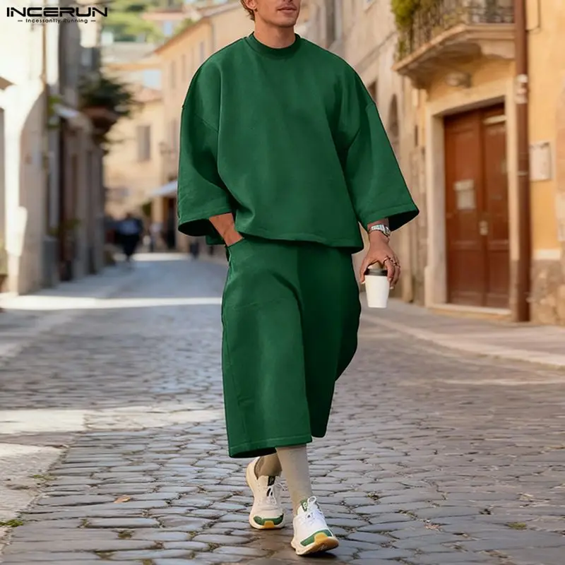 Conjuntos INCERUN para hombre, - Men'S Fashion Hoodie reseña y precio