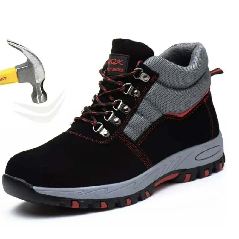 Botas de seguridad de alta cal - Fashion Men'S Boots reseña y precio