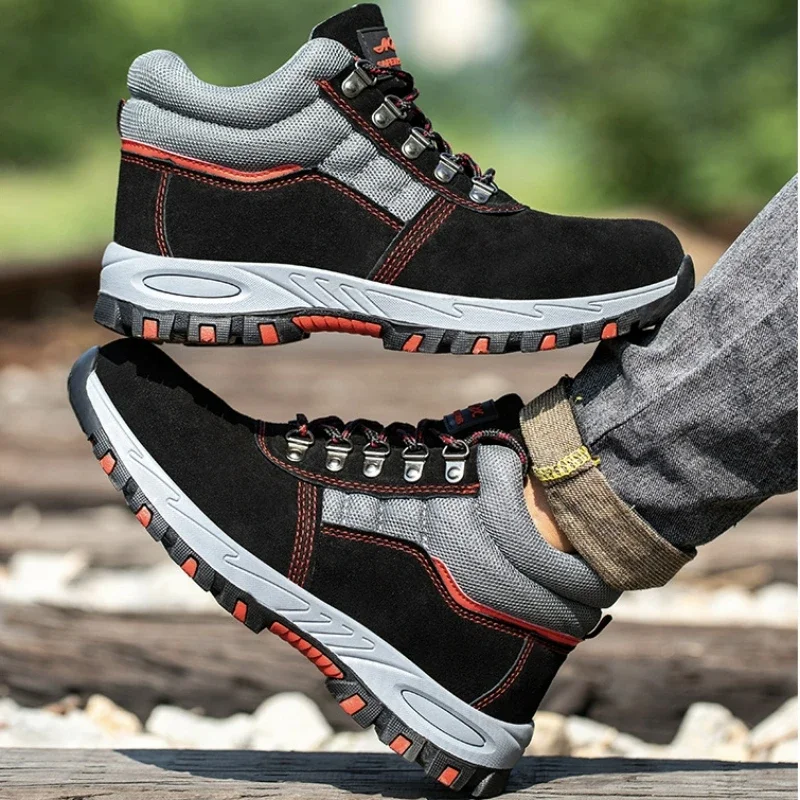 Botas de seguridad de alta cal - Fashion Men'S Boots reseña y precio