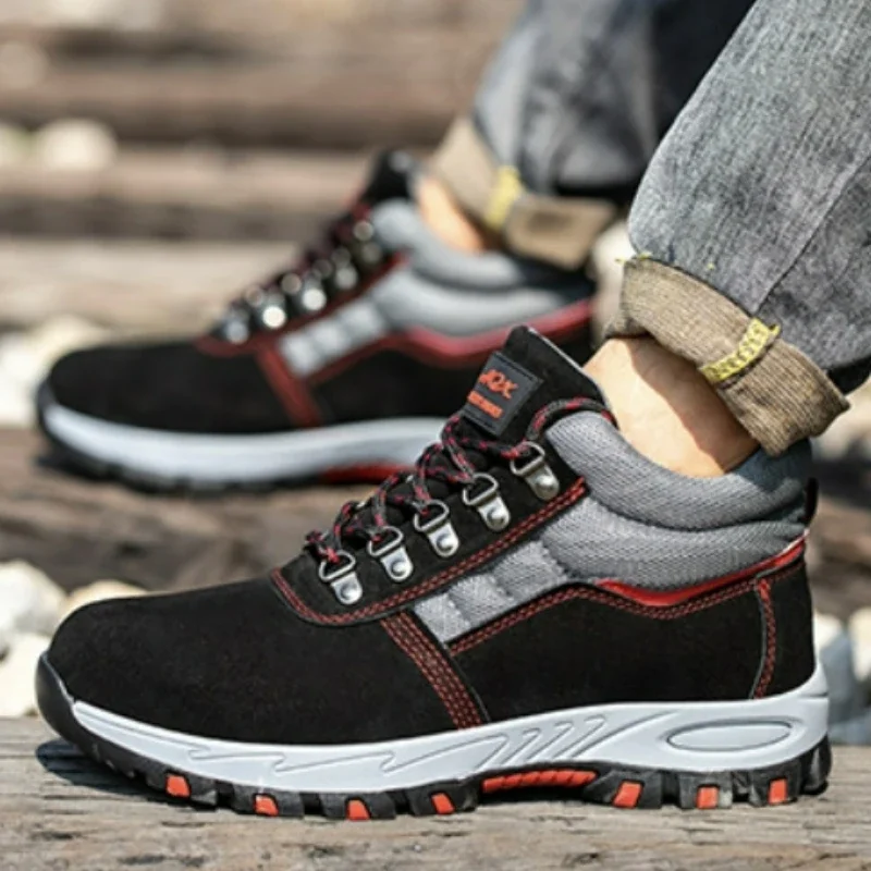 Botas de seguridad de alta cal - Fashion Men'S Boots reseña y precio