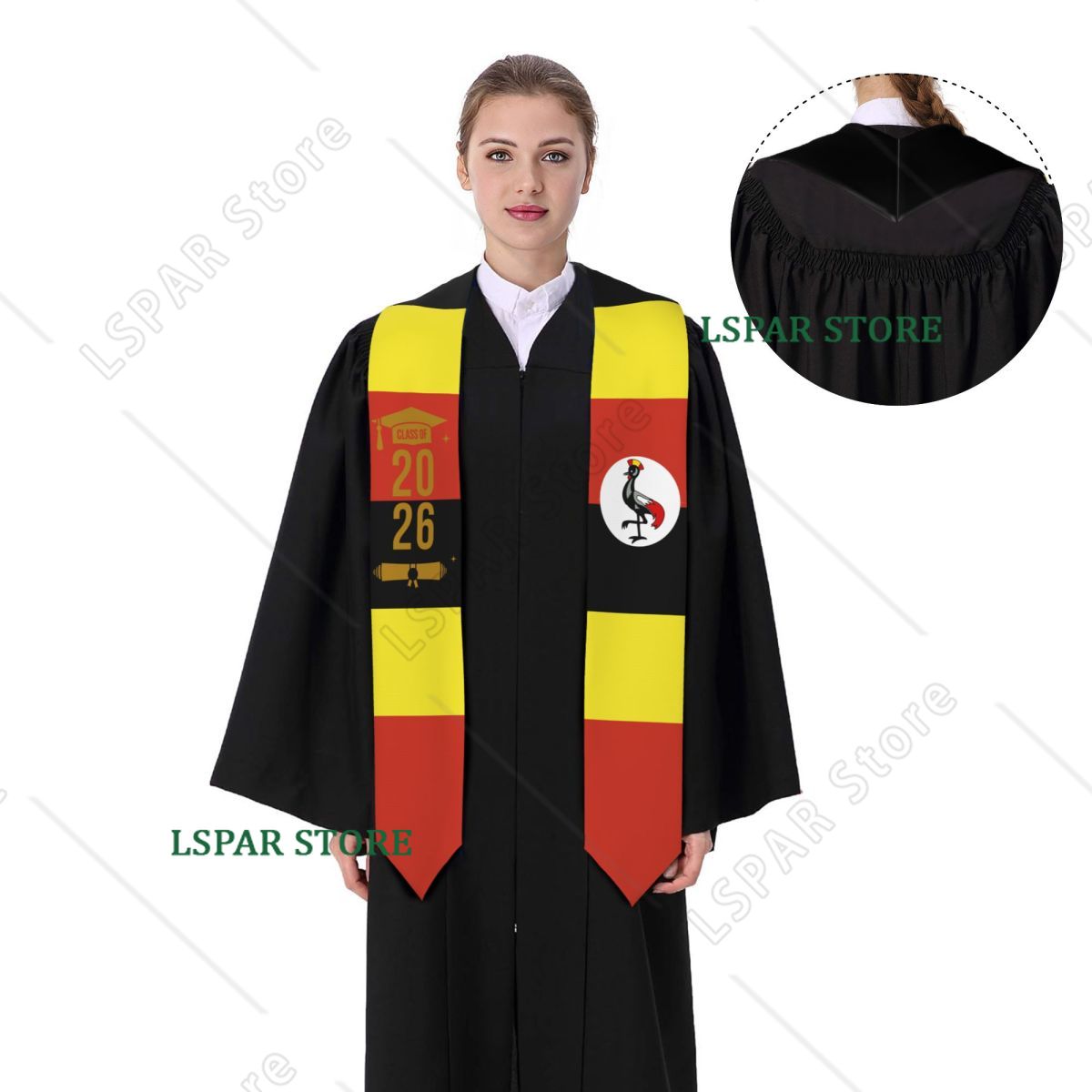 Estola de Graduación con Bande - Men Fashion Uganda reseña y precio
