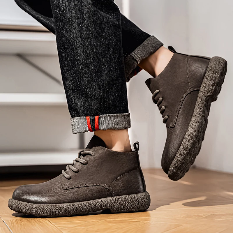 Botines para hombre Botas cort - Fashion Men'S Boots reseña y precio