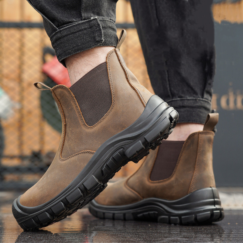 Botas de trabajo con puntera d - Fashion Men'S Boots reseña y precio