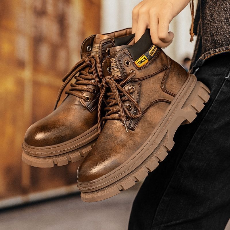 Botines de plataforma Vintage  - Fashion Men'S Boots reseña y precio