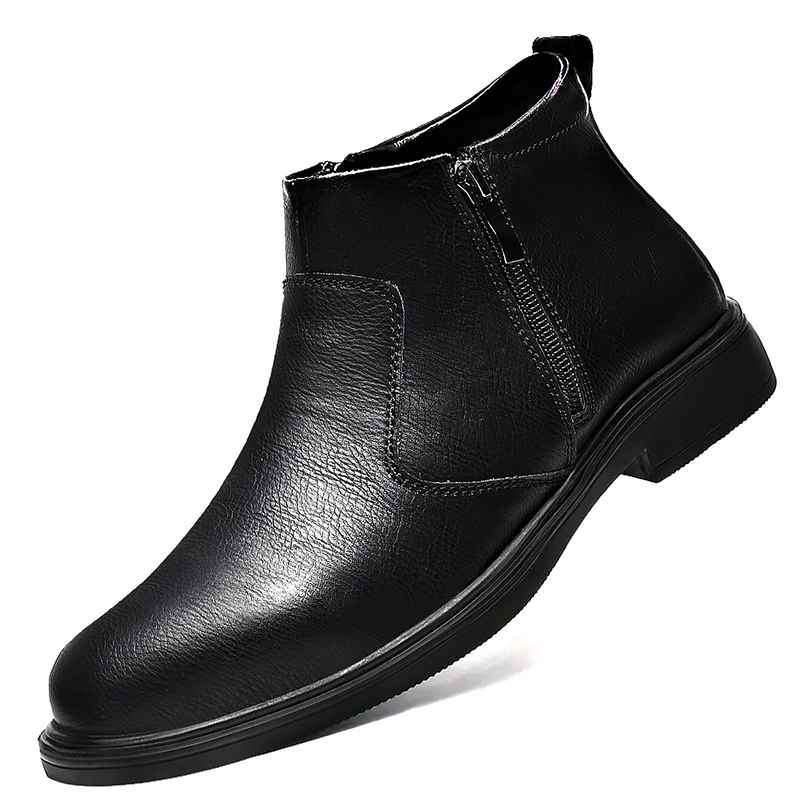 Zapatos de cuero de caña alta  - Fashion Men'S Boots reseña y precio