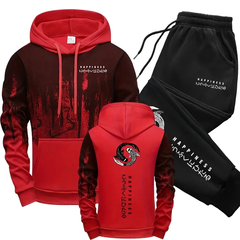 Conjunto Deportivo de 2 Piezas - Men'S Fashion Hoodie reseña y precio