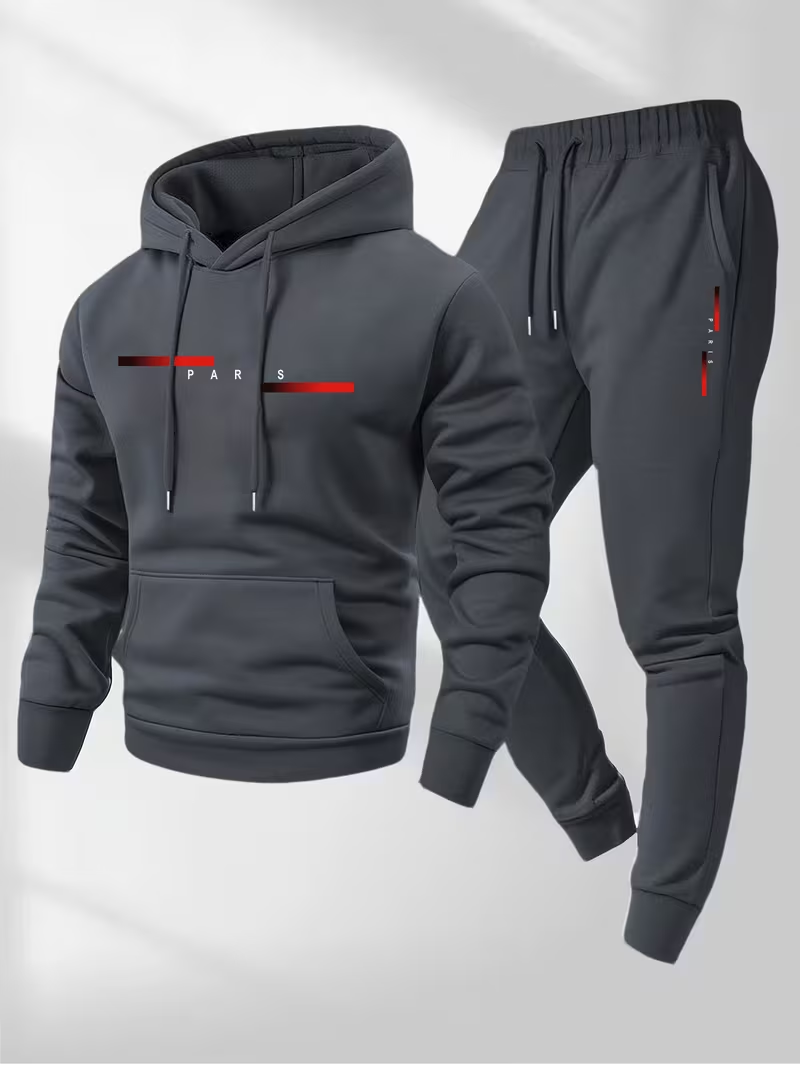 Conjunto de Sudadera con Capuc - Men'S Fashion Hoodie reseña y precio