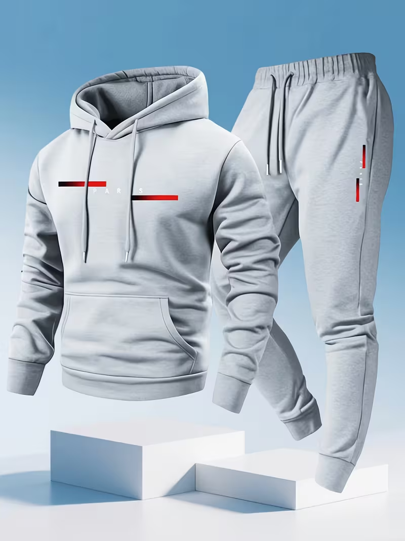 Conjunto de Sudadera con Capuc - Men'S Fashion Hoodie reseña y precio