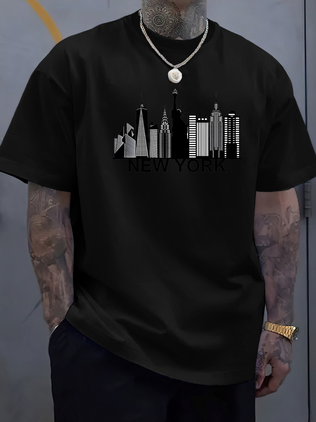 Camiseta de algodón para hombr - York Men'S Fashion reseña y precio