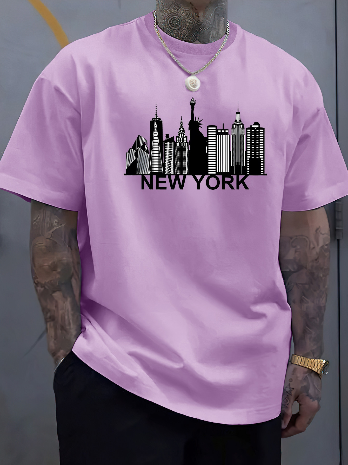 Camiseta de algodón para hombr - York Men'S Fashion reseña y precio