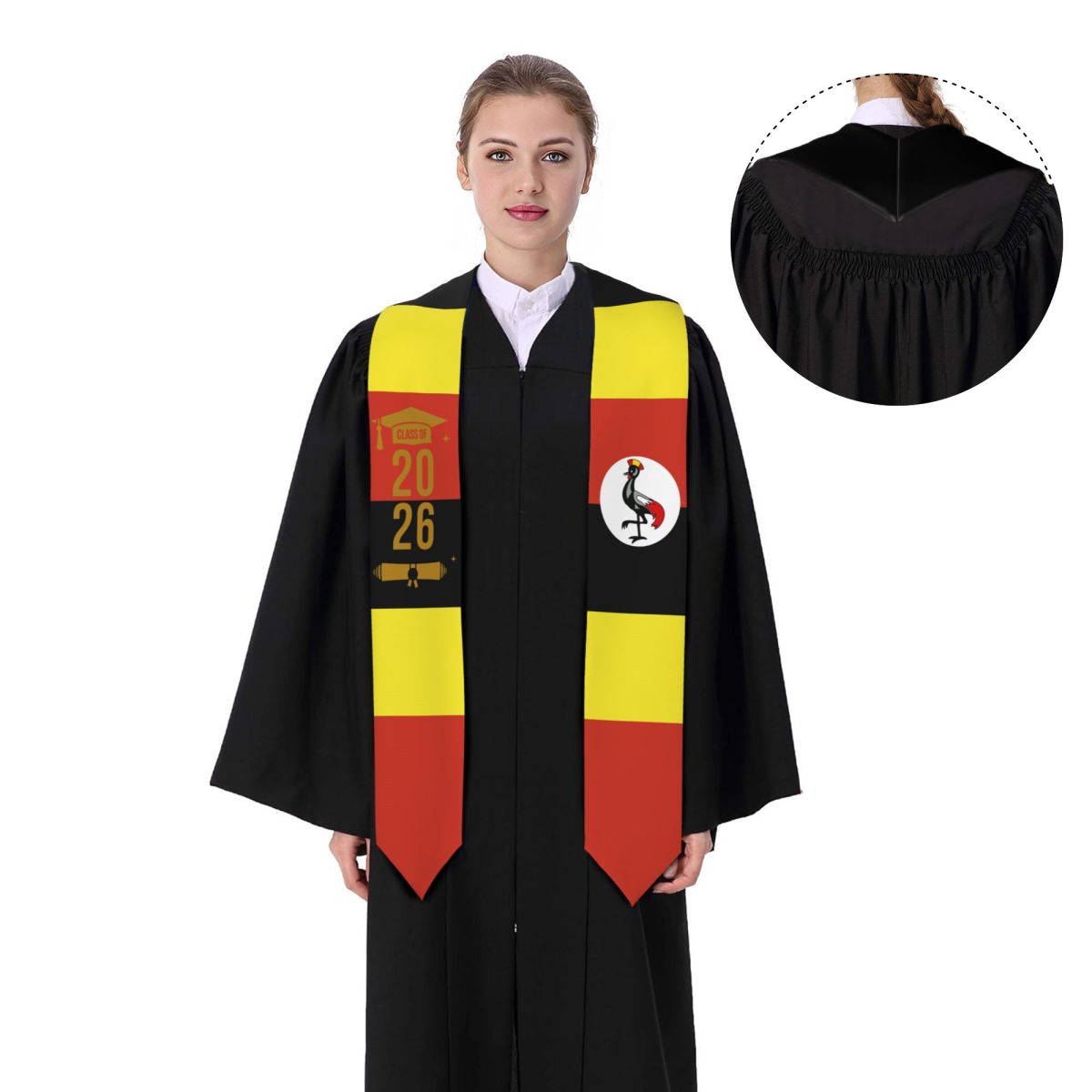 Estola de Graduación con Bande - Men Fashion Uganda reseña y precio
