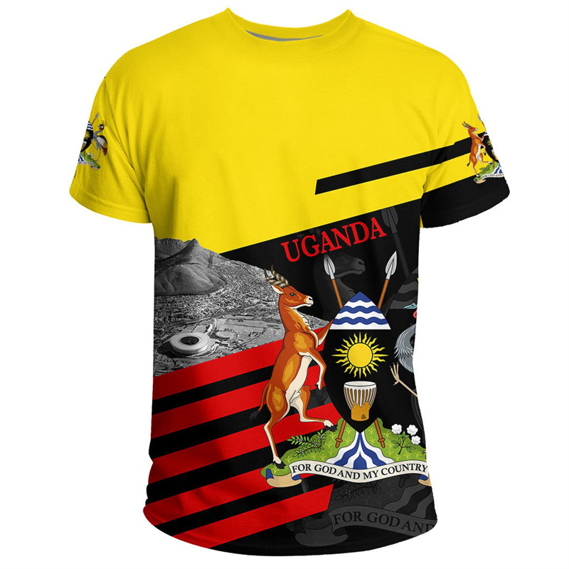 Camiseta estampada en 3D para  - Men Fashion Uganda reseña y precio