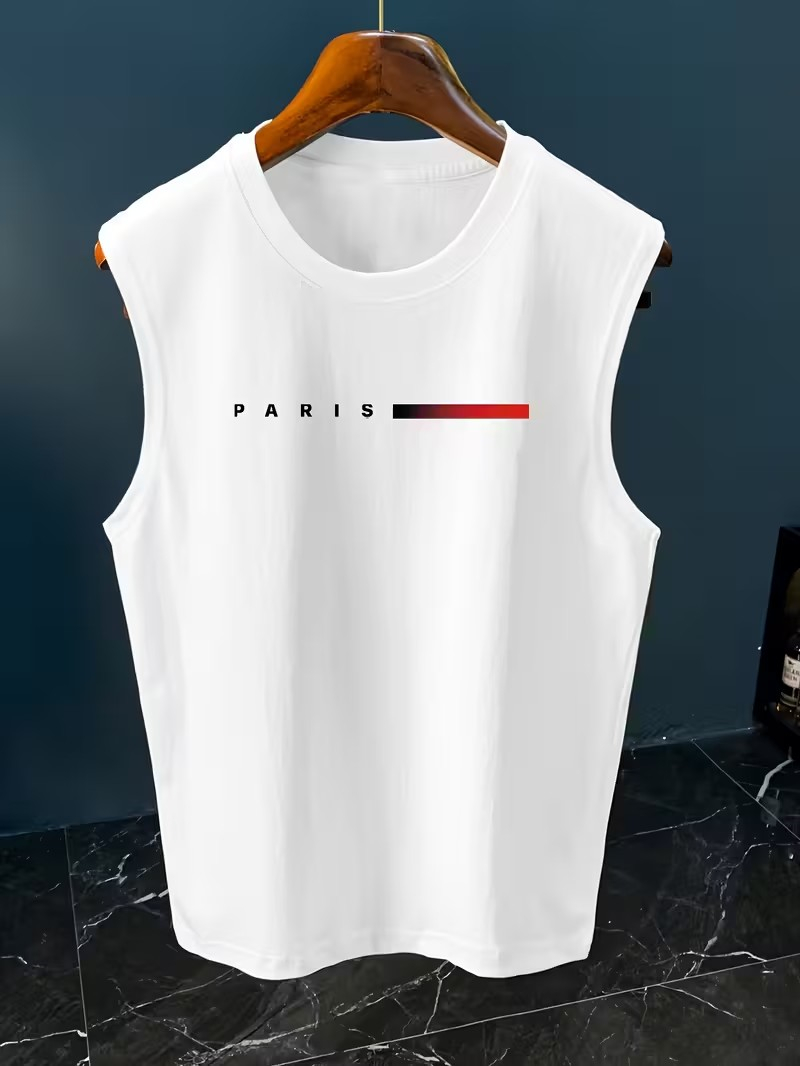 Camiseta sin mangas minimalist - Paris Men'S Fashion reseña y precio